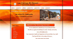 Desktop Screenshot of lascolinasrvresort.com